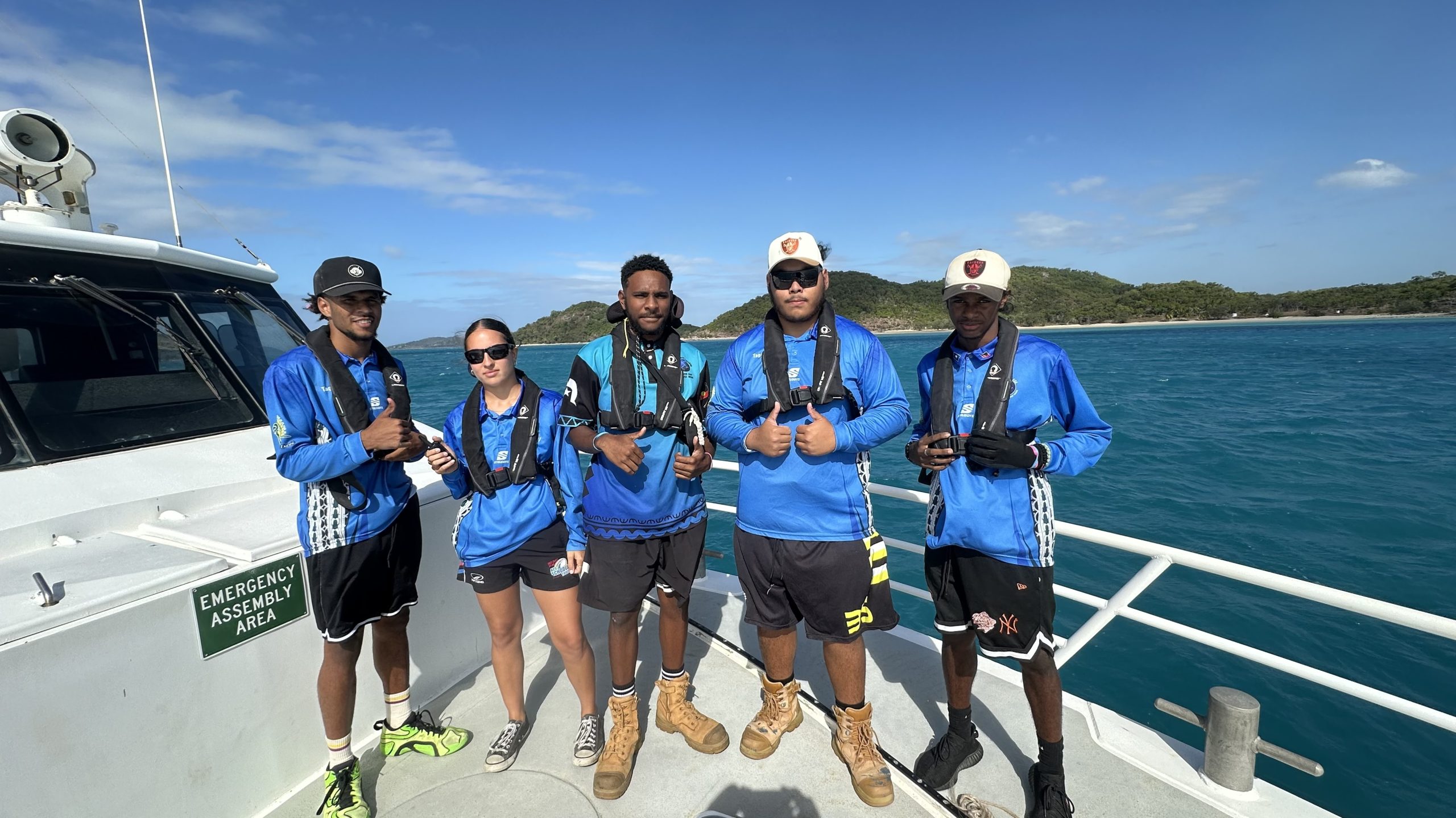 year 12 front of boat
